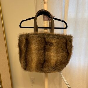 NWOT GAP FUR TOTE BAG